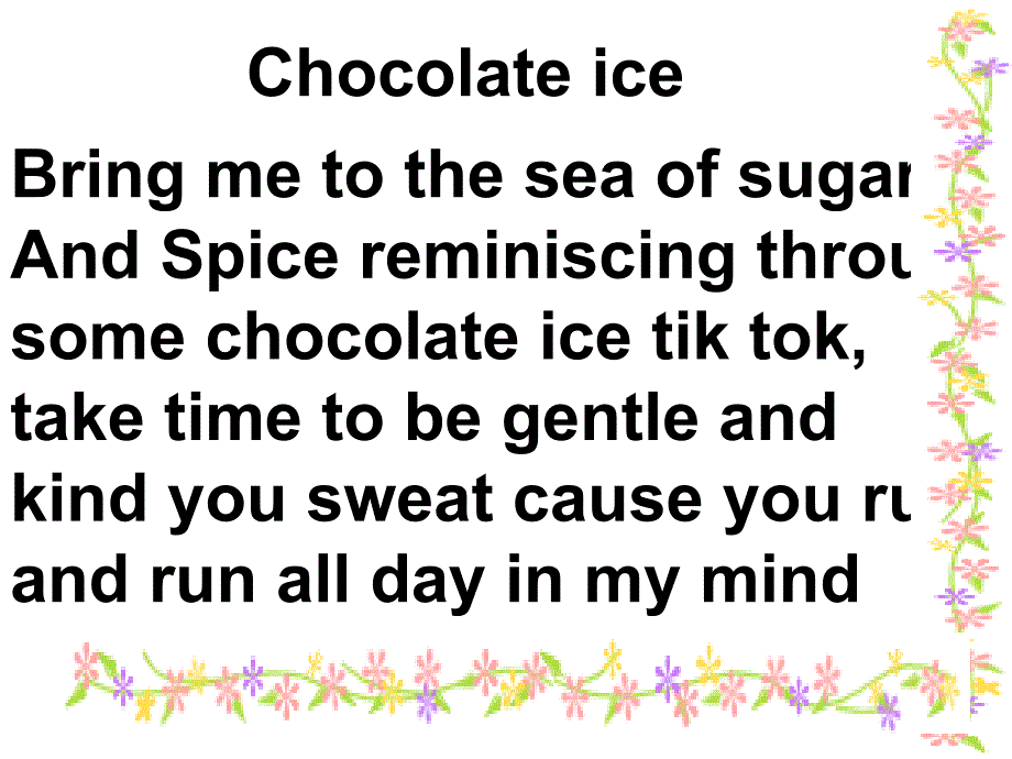 chocolate ice歌词_第1页