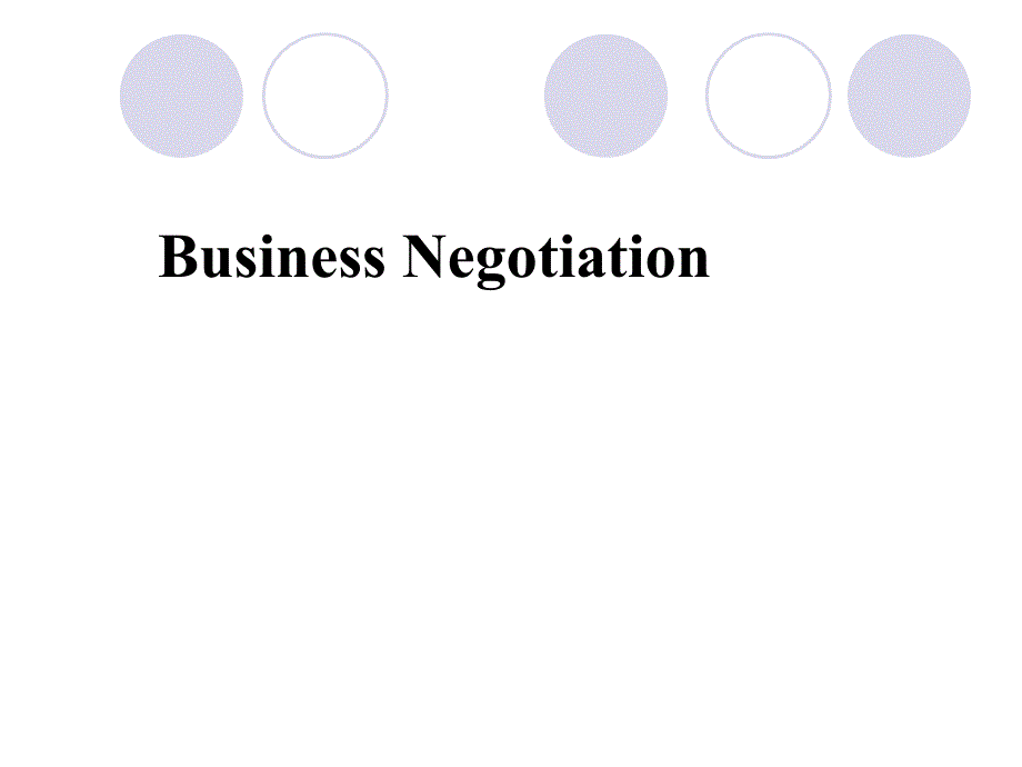 Business Negotiation_第1页