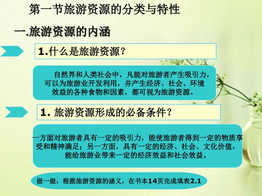 第一节旅游资源的分类与特性_第1页