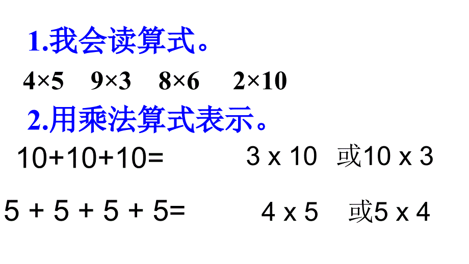 人教版小学二年级上册数学《5的乘法口诀》优秀课件1_第1页