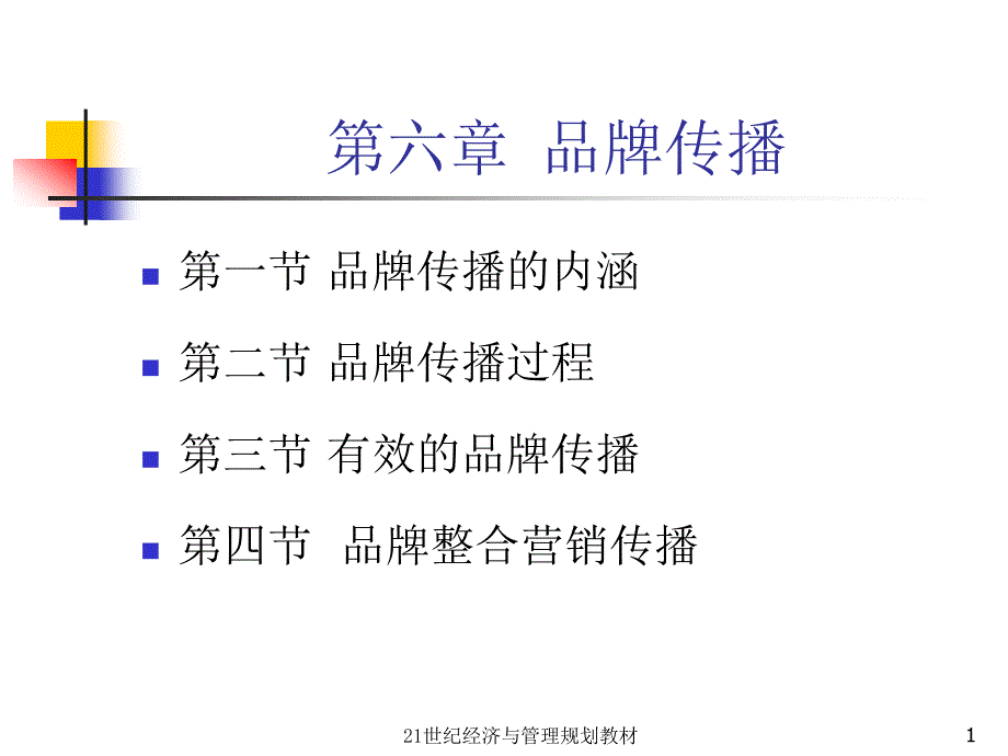 品牌传播培训课程bpmc_第1页