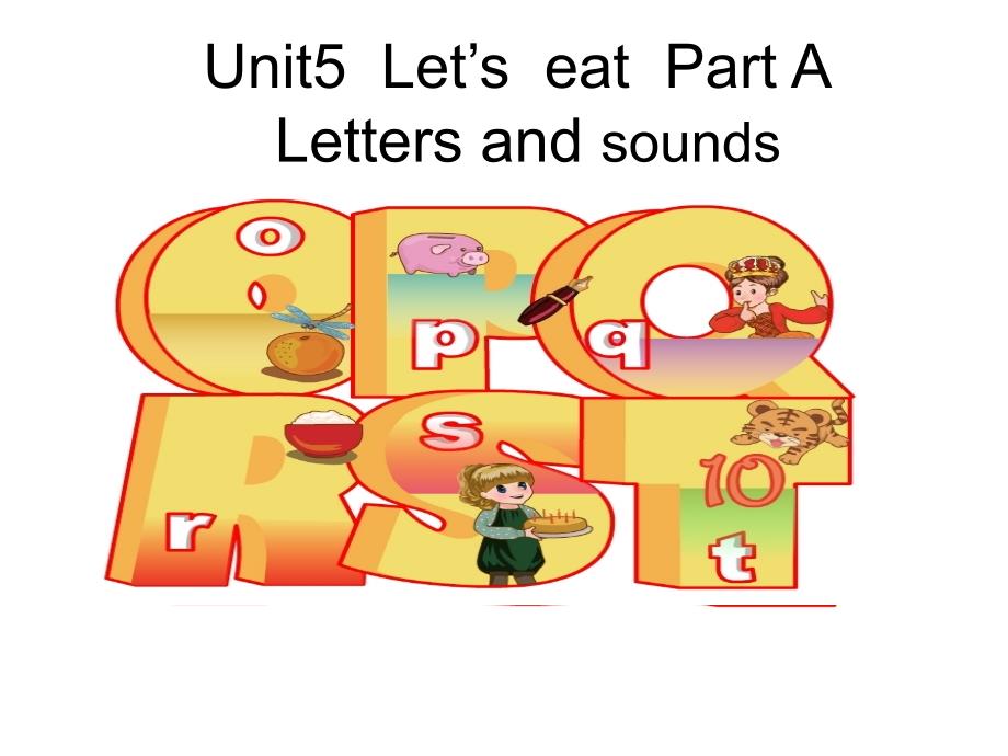 人教版(PEP)三年级英语上册人教PEP三上Unit5--Let’s--eat--Part-ALetters-and-sounds课件_第1页