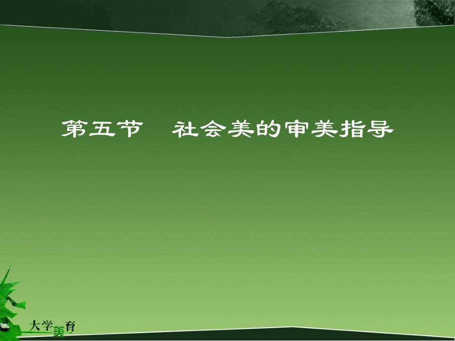 8.5 社会美的审美指导_第1页