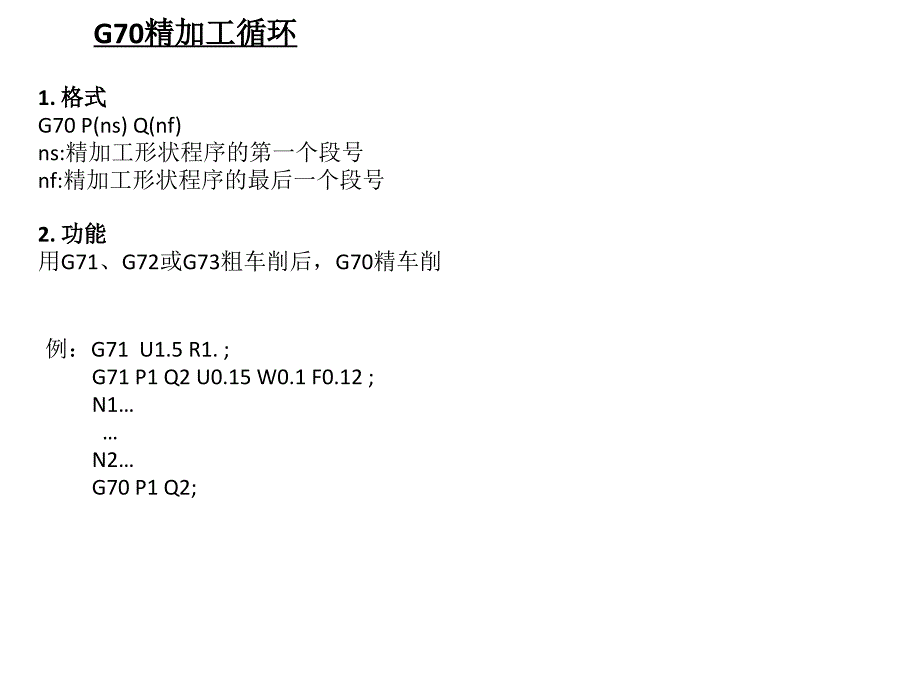 【FANUC系统】固定循环G32-G70-G71-G72-G73-G74-G75-G76-G90-G92-G94详细课件_第1页