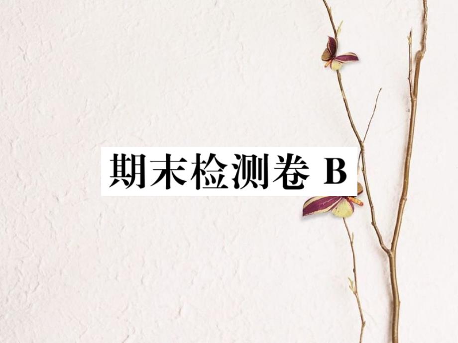 八年级语文下册 期末检测卷B课件 新人教版_第1页