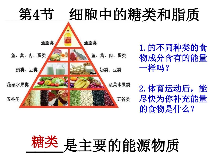 (新教材)高中化学《糖类》教学课件人教版1_第1页