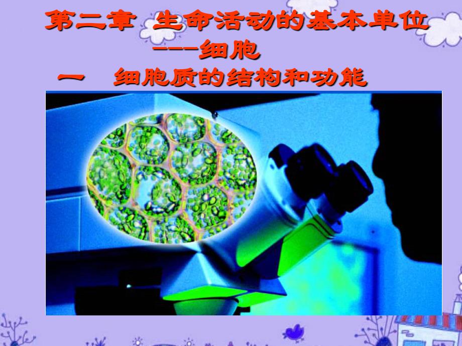 高三生物一轮复习细胞质和细胞核ppt课件_第1页