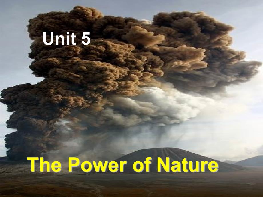 高中英语（人教版）选修六Unit5Thepowerofnaturereadingppt课件_第1页