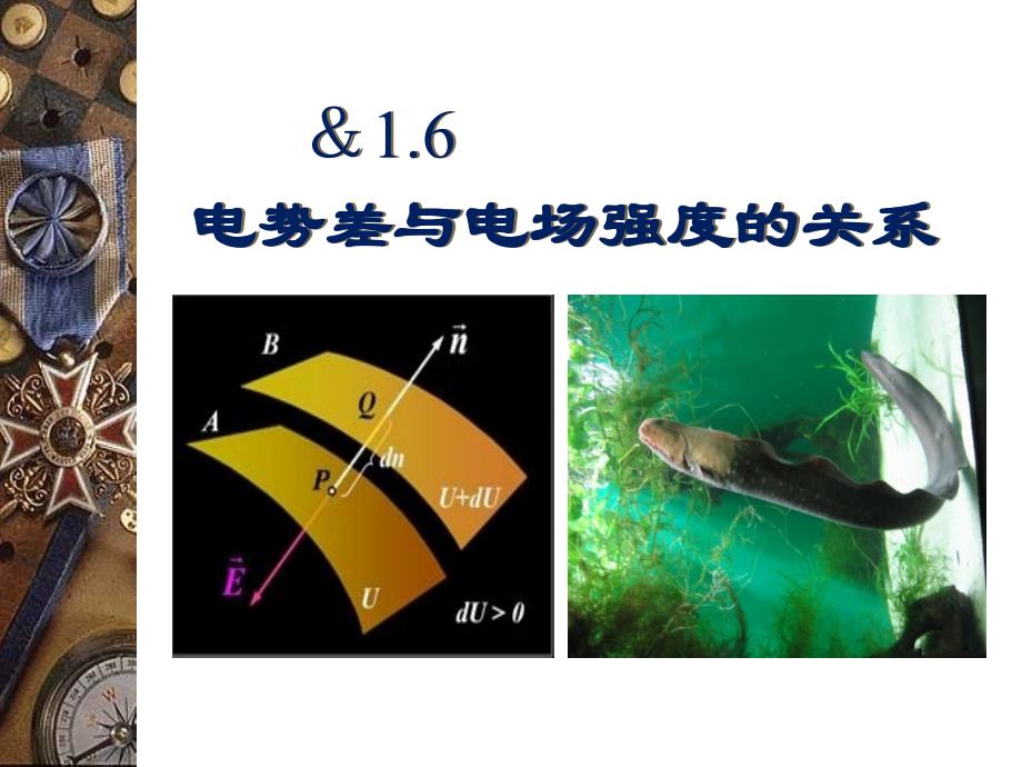 高中物理《电势差与电场强度的关系》教学ppt课件_第1页