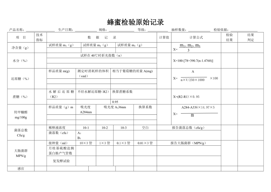 蜂蜜检验原始_第1页