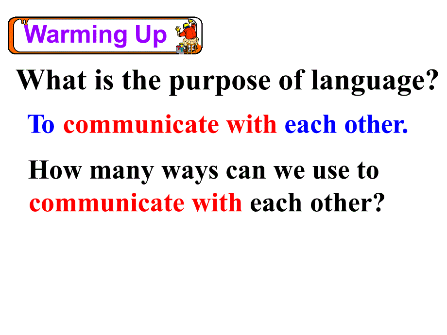 高中英语《必修4-Module3-Body-Language-and-Non-verbal-Communication》优质教学ppt课件设计_第1页