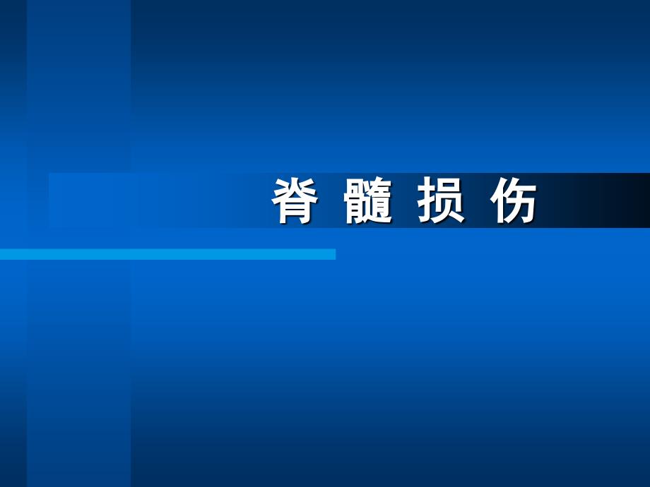 脊髓损伤模板课件_第1页