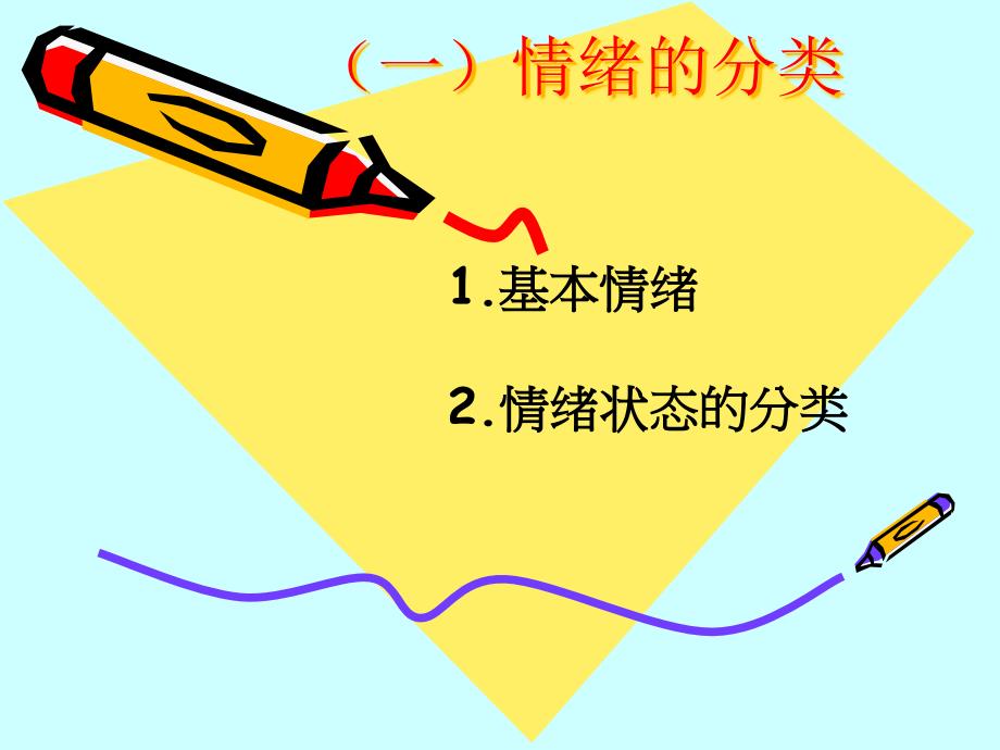 心理学教案——-情绪和情感分类25课件_第1页