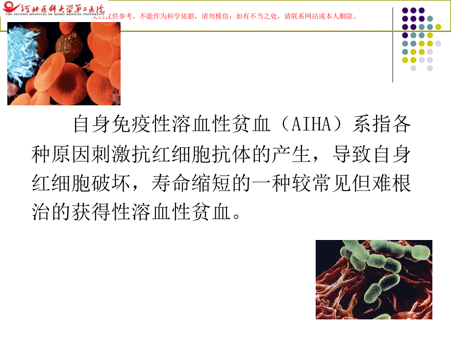 难治性自身免疫性溶血性贫血诊疗和治疗课件_第1页