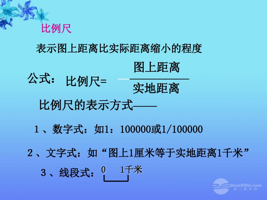 七年级地理上册 比例尺和图例比例尺和图例课件 湘教版_第1页