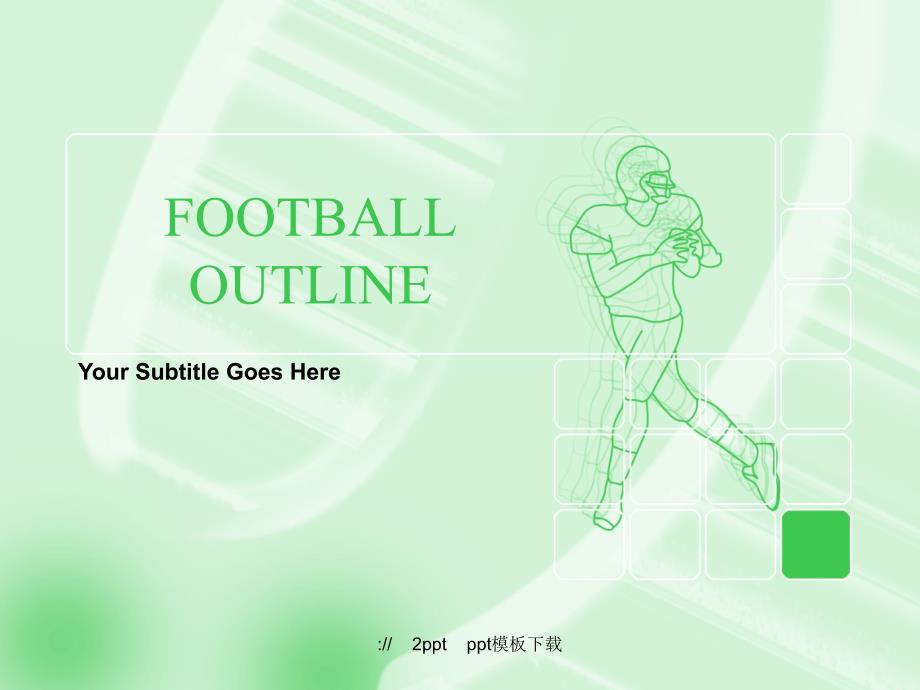 football outline线绘的足球运动员,背景图片,模板下载-2_第1页