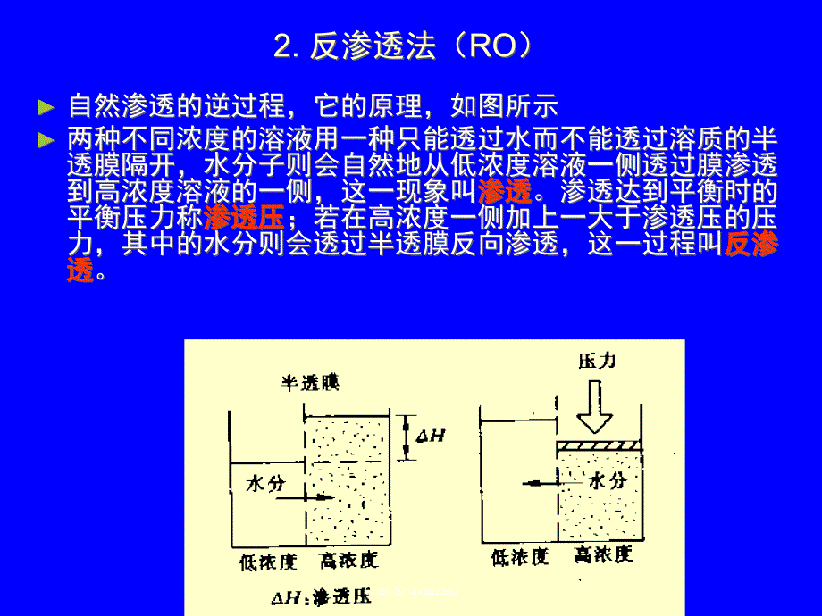 废水的物理化学处理法-膜解析课件_第1页