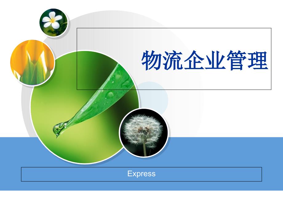 物流企业管理课件第五章_第1页