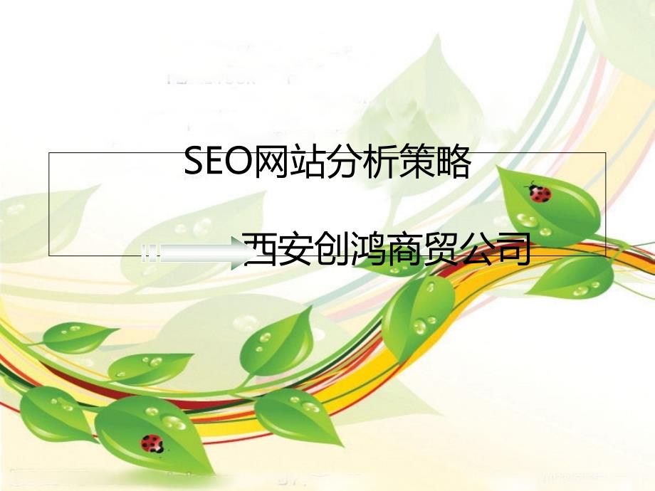 SEO名词分析有案列_第1页