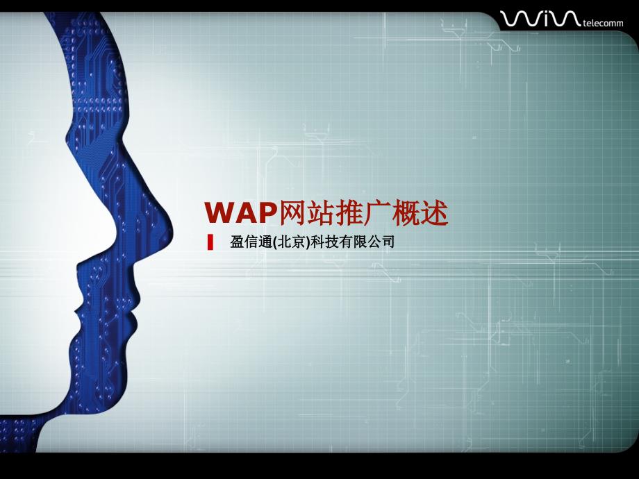 WAP网站推广方案v2_第1页