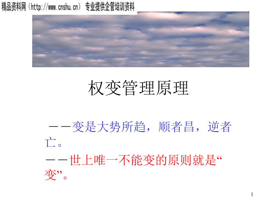 企业权变管理原理概述_第1页
