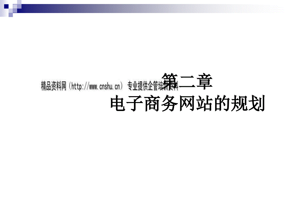 电子商务网站构建策略与规划_第1页