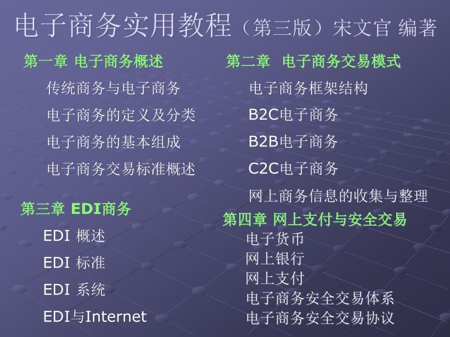 电子商务电子教案1_第1页