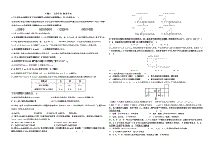 專(zhuān)題二化學(xué)計(jì)量 物質(zhì)結(jié)構(gòu)