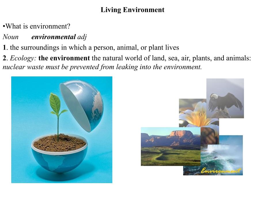 Living_environment(我们生存的环境)_第1页