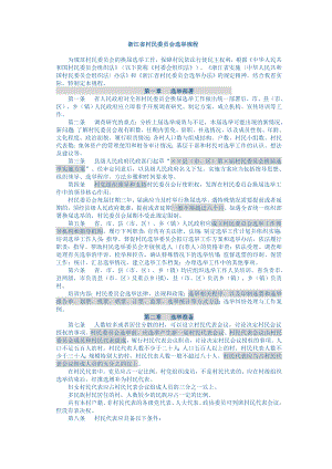 省村委会选举规程