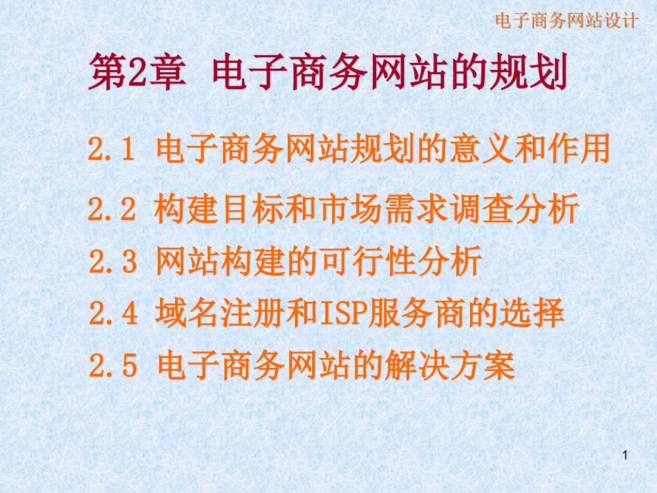 电子商务网站设计_第1页