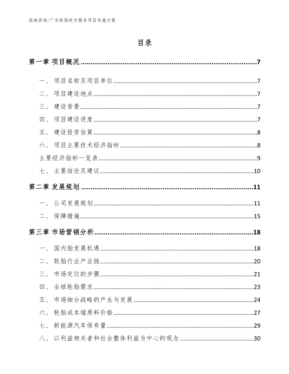 广东轮胎技术服务项目实施方案_第1页