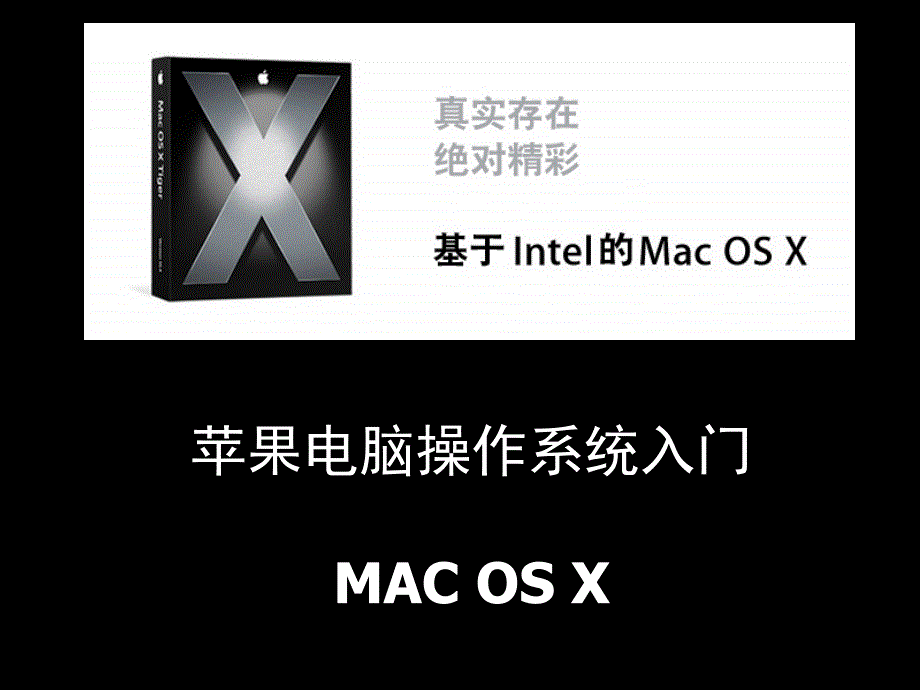 苹果电脑操作系统入门_第1页