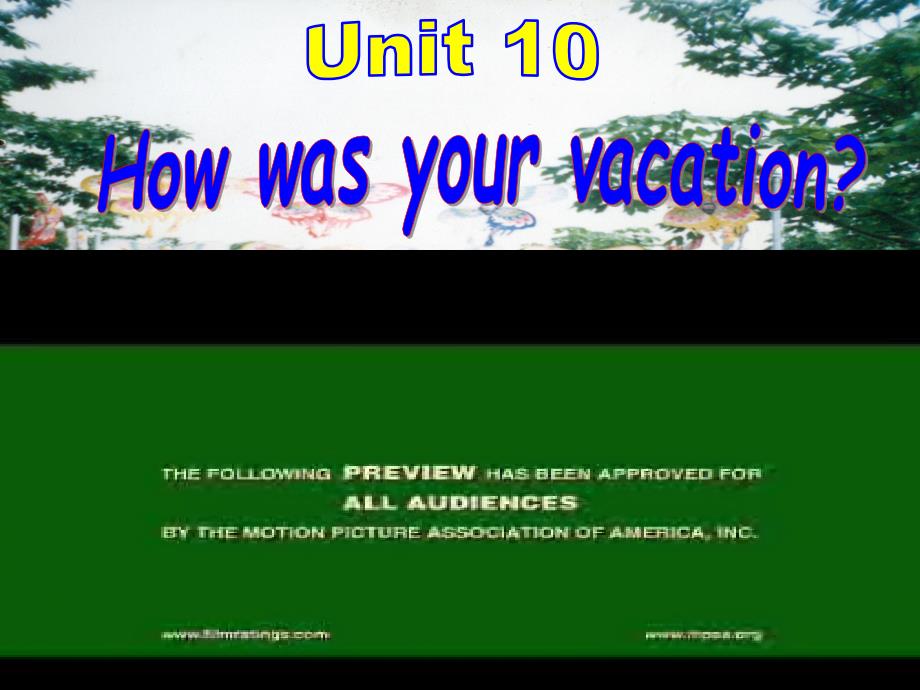 教育专题：人教版七年级英语下册unit_10_How_was_your_vocation___第1页