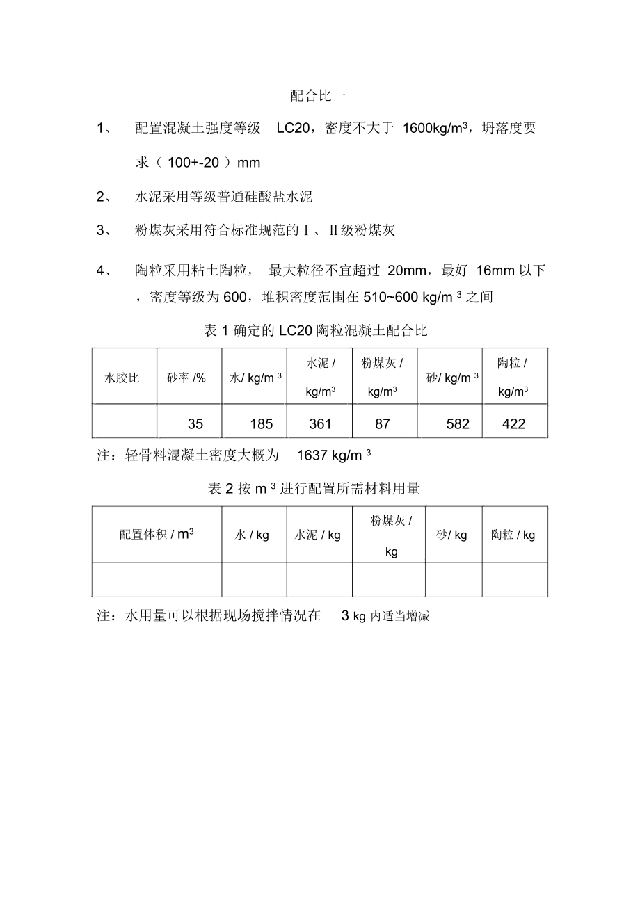 陶粒混凝土配合比_第1页