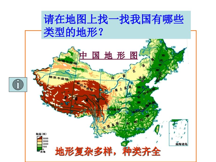 2.1中国的地形(主要地形区)_第1页