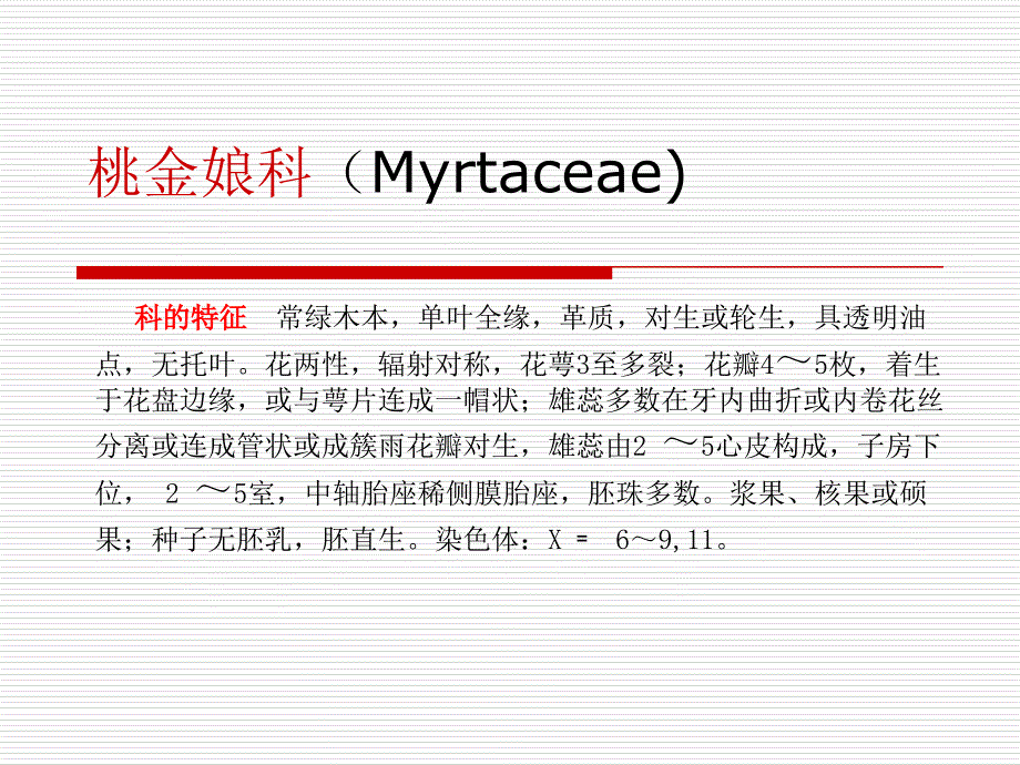 桃金娘科(Myrtaceae)_第1页