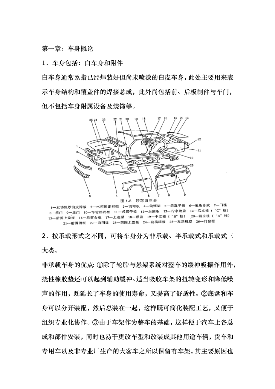 汽車車身結(jié)構(gòu)與設計()_第1頁