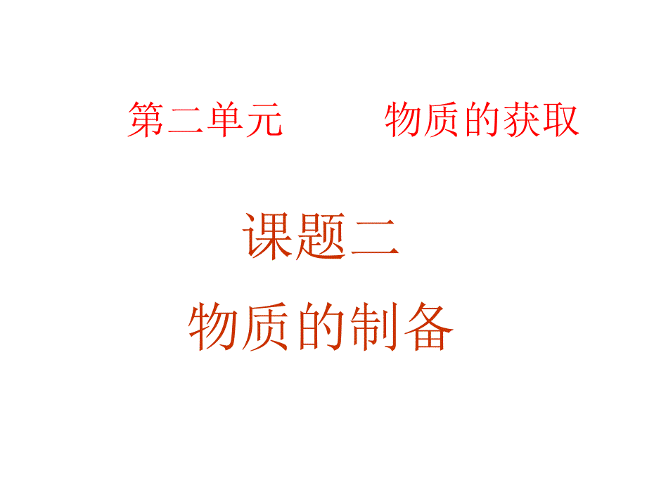 高中化学物质的制备课件3_第1页