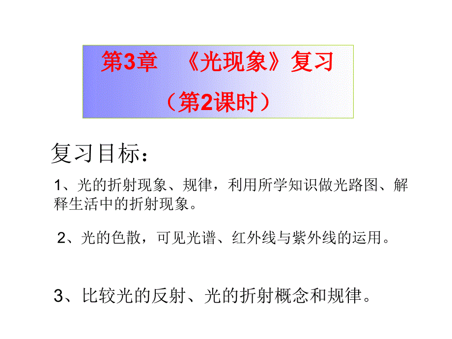 光现象复习课件 (2)_第1页