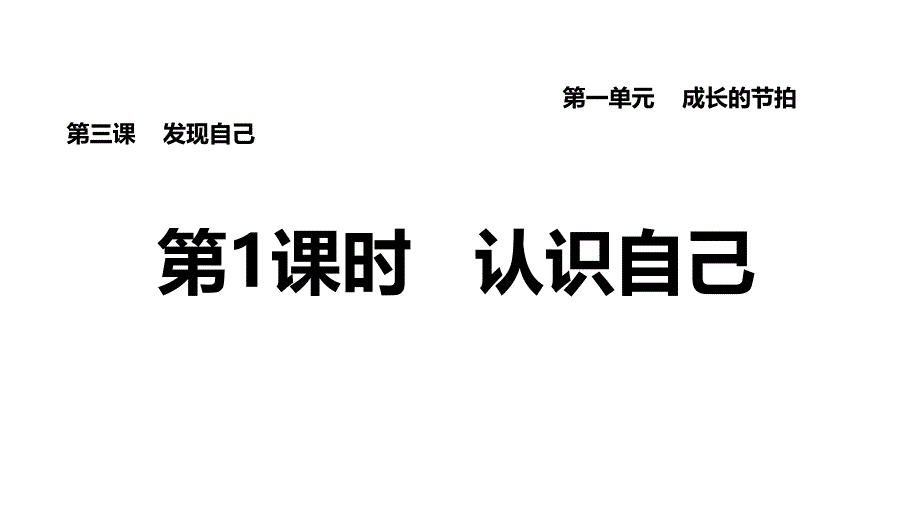 认识自己习题七年级上册道德与法治课件_第1页