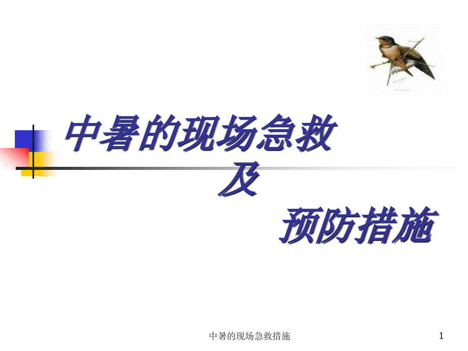 中暑的现场急救措施课件_第1页