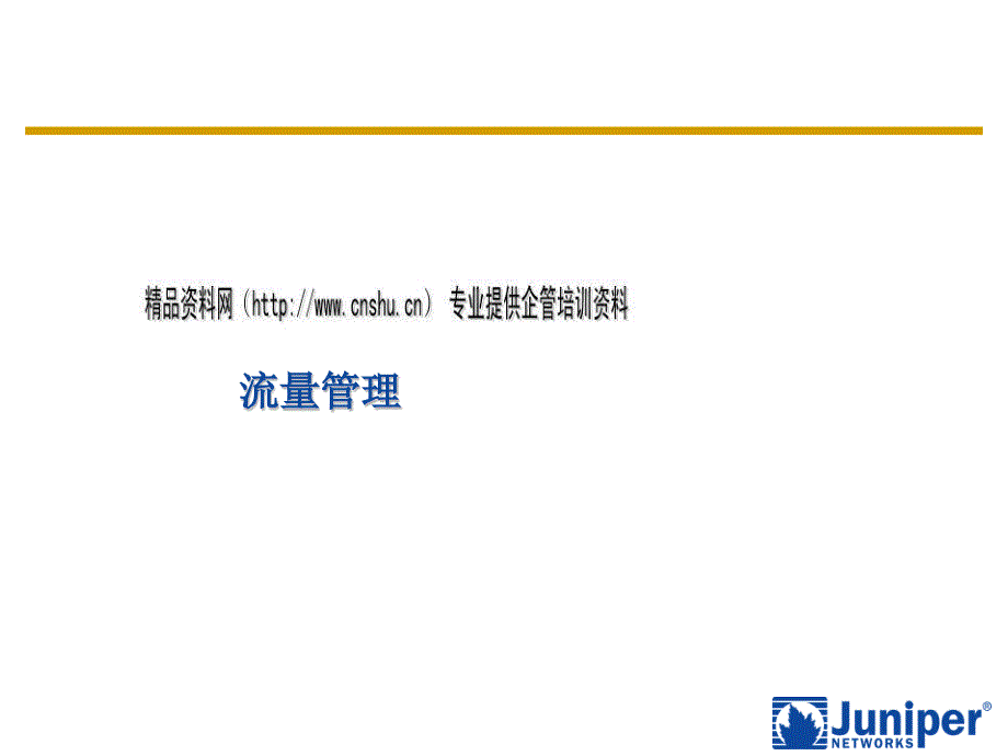 流量管理相关资料59224_第1页