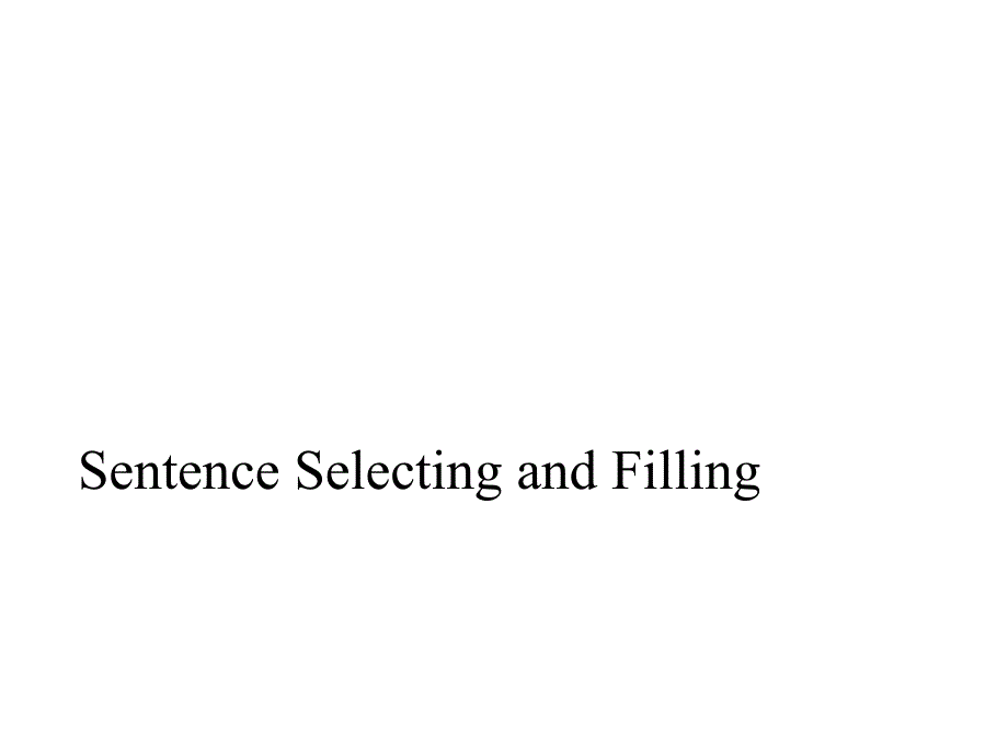 高考英语七选五试题SentenceSelectingandFilling(共20张)课件_第1页