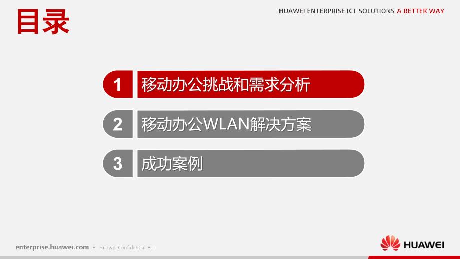 华为WLAN移动办公解决方案专题培训课件_第1页