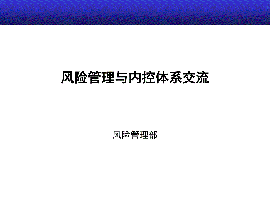 某公司风险管理与内控体系说明ciik_第1页