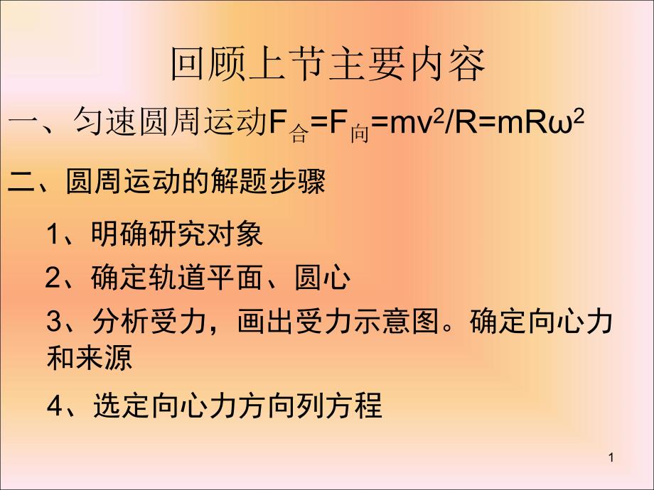 竖直平面内的圆周运动与临界问题课件_第1页