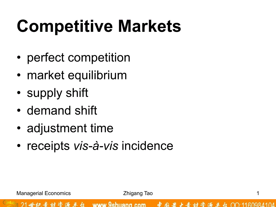 某竞争市场Competitive-Markets课件_第1页