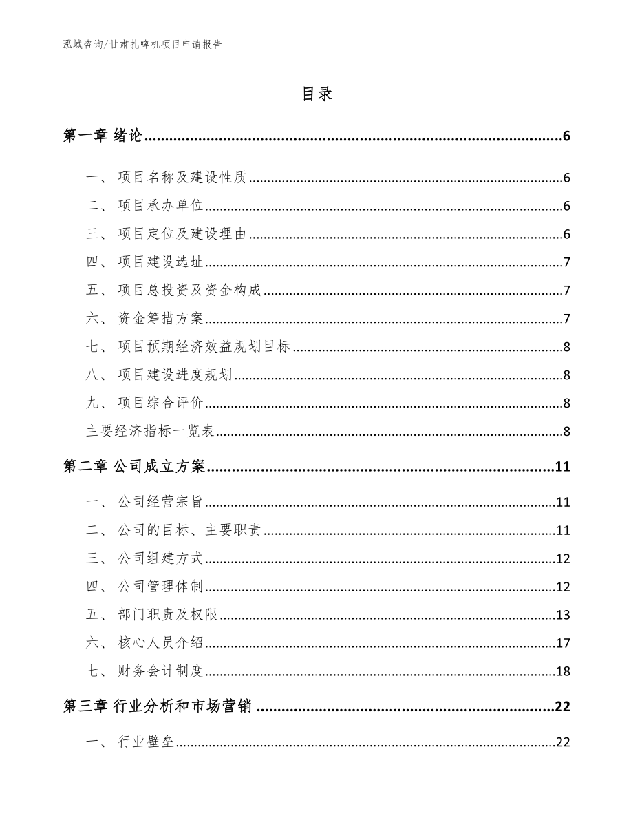 甘肃扎啤机项目申请报告_第1页