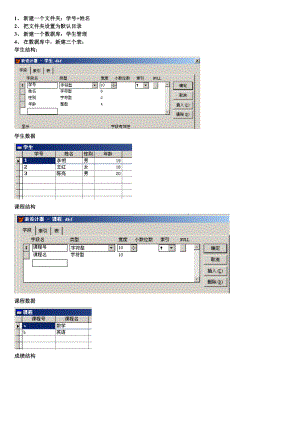计算机等级考试二级VFP笔试2013.4.3作业